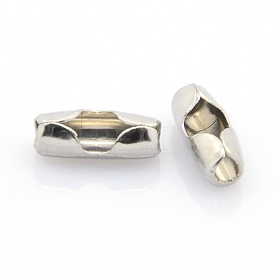 Tarnish Resistant Stainless Steel Ball Chain Connectors STAS-L018F-P-1
