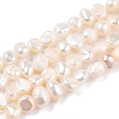 Natural Cultured Freshwater Pearl Beads Strands PEAR-N014-03C-1