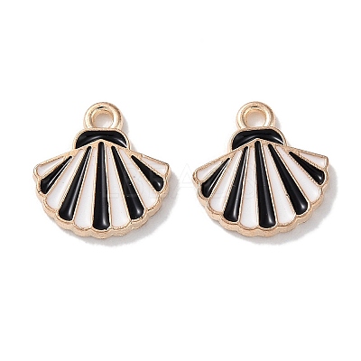Alloy Enamel Pendants ENAM-O001-02A-G-1