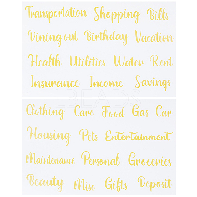 PVC Waterproof Decorative Sticker Labels DIY-WH0308-369-1