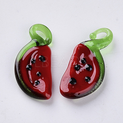 Handmade Lampwork Pendants X-LAMP-S188-12-1