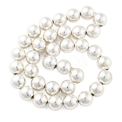 Synthetic Magnetic Hematite Beads Strands G-M095-B01-01P-1