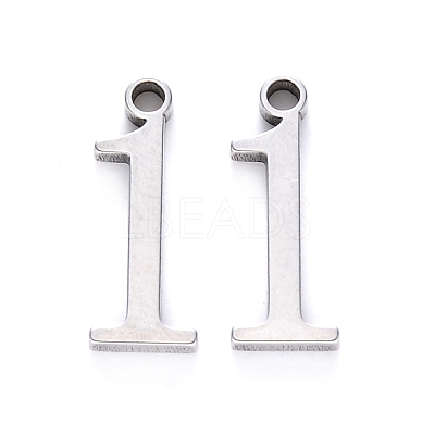 Tarnish Resistant 201 Stainless Steel Charms STAS-R108-01-1