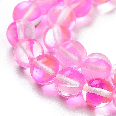 Transparent Glass Beads GLAA-B022-8mm-01-1