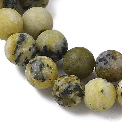 Natural Yellow Turquoise(Jasper) Beads Strands G-H245-02B-1
