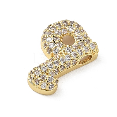 Brass Micro Pave Cubic Zirconia Pendants KK-A300-02G-Q-1