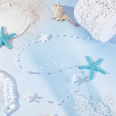 ABS Plastic Beads Ribbons OCOR-WH0066-81A-1