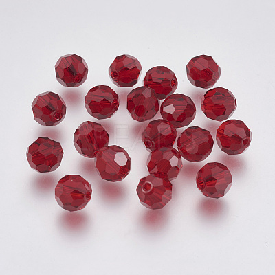 Imitation Austrian Crystal Beads SWAR-F021-8mm-208-1