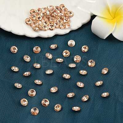 Preciosa&reg MAXIMA Crystal Round Stones Y-PRC-RASS39-90300-1