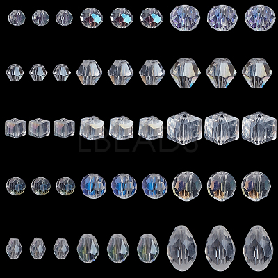 15 Styles Electroplate Glass Beads EGLA-PA0001-38-1