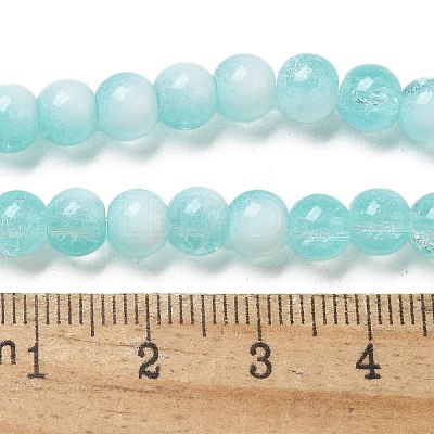 Crackle Glass Beads X1-GLAA-U001-6mm-02-1