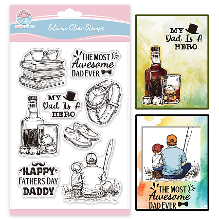 Custom PVC Plastic Clear Stamps DIY-WH0448-0807-1