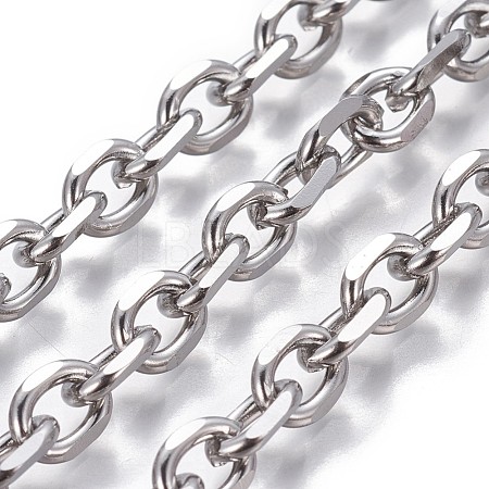304 Stainless Steel Cable Chains CHS-P007-27P-01-1
