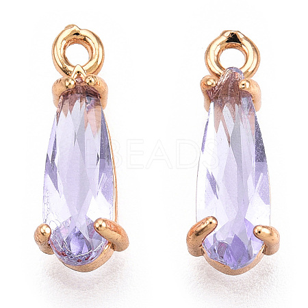 Faceted Glass Pendants X1-GLAA-T010-004F-1