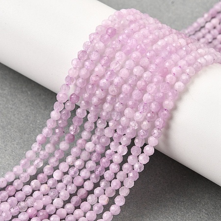 Natural Kunzite Beads Strands G-G259-D11-3mm-1