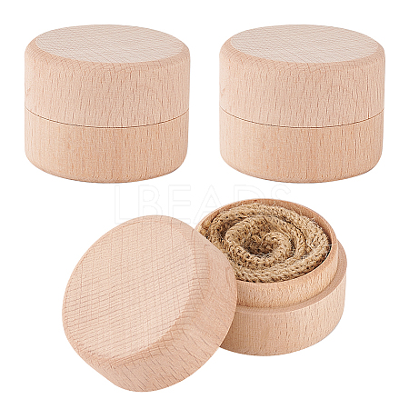 Wooden Ring Boxes LS-CON-WH0078-24B-1