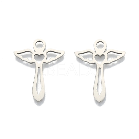 Non-Tarnish 201 Stainless Steel Pendants STAS-N098-104P-1