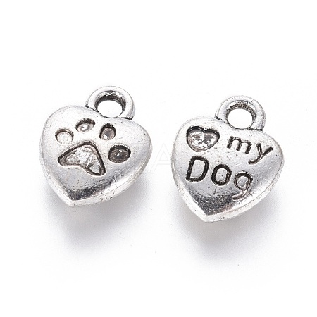 Tibetan Style Alloy Charm Enamel Settings TIBEP-23882-AS-FF-1