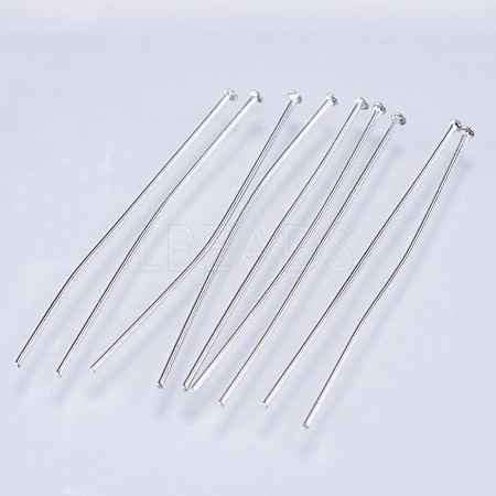 Tarnish Resistant 304 Stainless Steel Flat Head Pins STAS-F145-07P-0.6x35mm-1