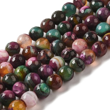 Natural Agate Beads Strands G-G079-A06-03-1