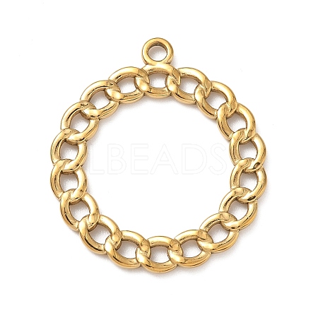 304 Stainless Steel Pendants STAS-I357-02G-03-1