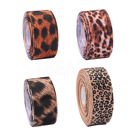 Leopard Printed Grosgrain Ribbons OCOR-TA0001-16-1