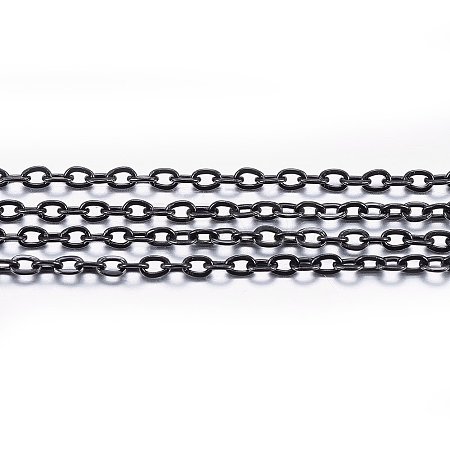 Handmade 304 Stainless Steel Cable Chains STAS-P213-05B-02-1