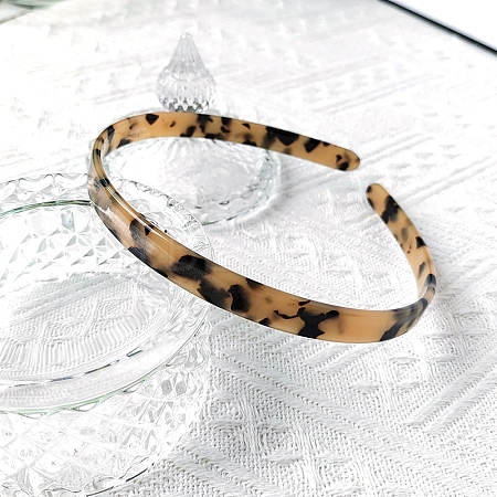 Plain Cellulose Acetate(Resin) Hair Bands PW-WGB2655-05-1
