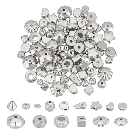 70PCS 14Style CCB Plastic Beads CCB-PH0001-25-1