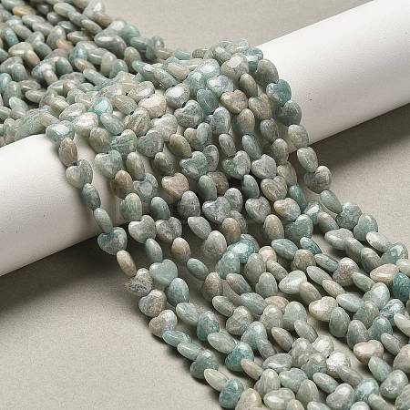 Natural Amazonite Beads Strands G-P575-C12-6mm-1