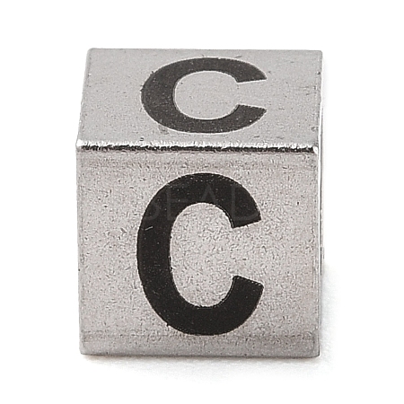 Tarnish Resistant 201 Stainless Steel European Beads LS-STAS-M058-01C-P-1