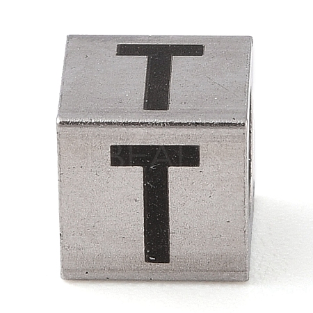 Tarnish Resistant 201 Stainless Steel European Beads STAS-M058-01T-P-1