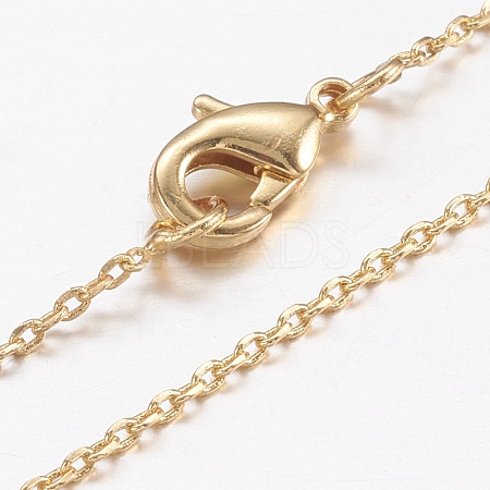 Brass Chain Necklaces Making MAK-L009-03G-1