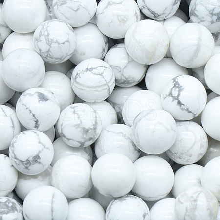 Natural Howlite Crystal Ball PW-WG45243-06-1