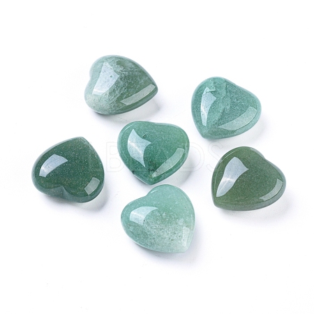 Natural Green Aventurine Heart Love Stone G-L533-54-1