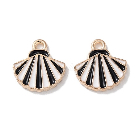 Alloy Enamel Pendants ENAM-O001-02A-G-1