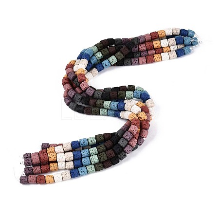 Natural Lava Rock Beads Strands G-N257-16A-01-1