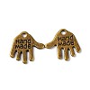 Tibetan Style Alloy Charms X-MLF0073Y-NF-1