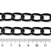 Oxidation Aluminum Faceted Curb Chains CHA-TAC0003-01EB-C-2