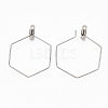 304 Stainless Steel Wire Pendants X-STAS-T051-006-3