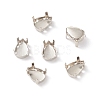 Brass Sew on Prong Settings KK-G246-7x10mm-P-3