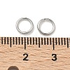Tarnish Resistant 304 Stainless Steel Open Jump Rings X-STAS-Q186-02-6x0.8mm-4