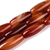 Natural Agate Dyed Beads Strands G-T138-230E-4