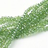 Electroplate Glass Beads Strands LS-EGLA-D020-3x2mm-23-1