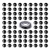 100Pcs 8mm Natural Black Tourmaline  Round Beads DIY-LS0002-41-2