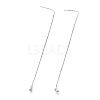 Brass Stud Earring Findings KK-O130-03P-1