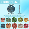 160Pcs 10 Styles Natural Akoya Shell Pendants SHEL-BC0001-043-2