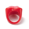Cute 3D Resin Finger Ring RJEW-JR00538-03-6