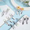 70Pcs Alloy Snap Hair Clip Finding AJEW-SC0003-36-4