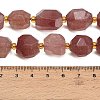 Natural Strawberry Quartz Beads Strands GG-CBA93B2-A01-01-4